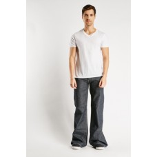 Wide Leg Cotton Mens Jeans