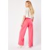 Wide Leg Plain Trousers