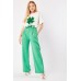 Wide Leg Plain Trousers