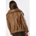 Wrap Collared Bomber Jacket