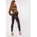 Zipped Side Charcoal Jeggings